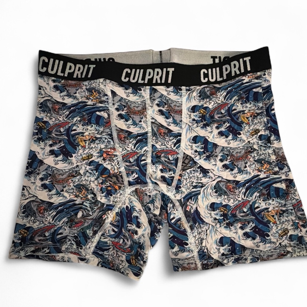 Culprit Women’s Boxers Sharkbait Size XL